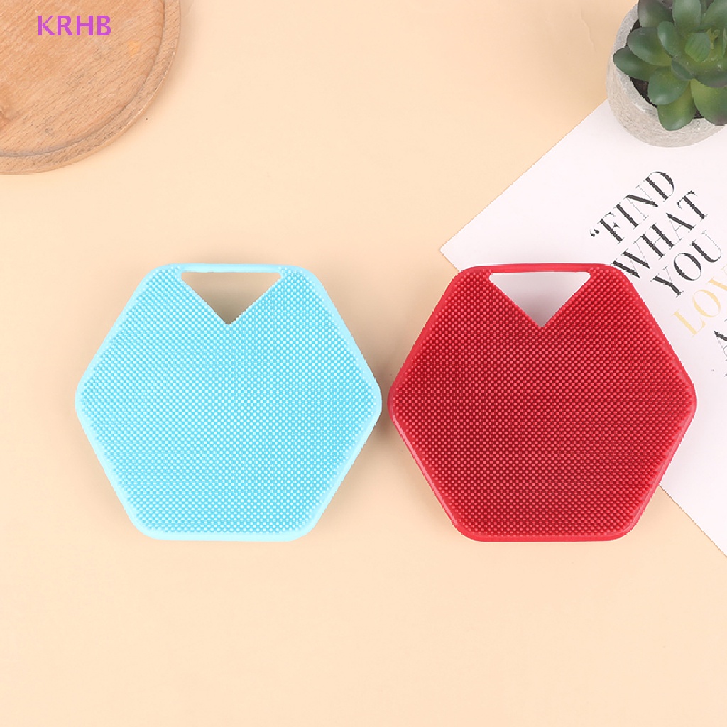 Bàn Chải Tắm Massage Tẩy Tế Bào Chết Bằng Silicon Bền Dễ Sử Dụng Mới