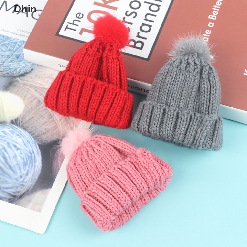 Mũ Beanie Dệt Kim Thời Trang Dành Cho Búp Bê 1 / 6