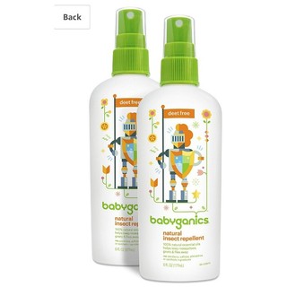 Xịt tinh dầu chống muỗi Babyganics 59ml Organic 100% an toàn cho bé từ 6 tháng tuổi