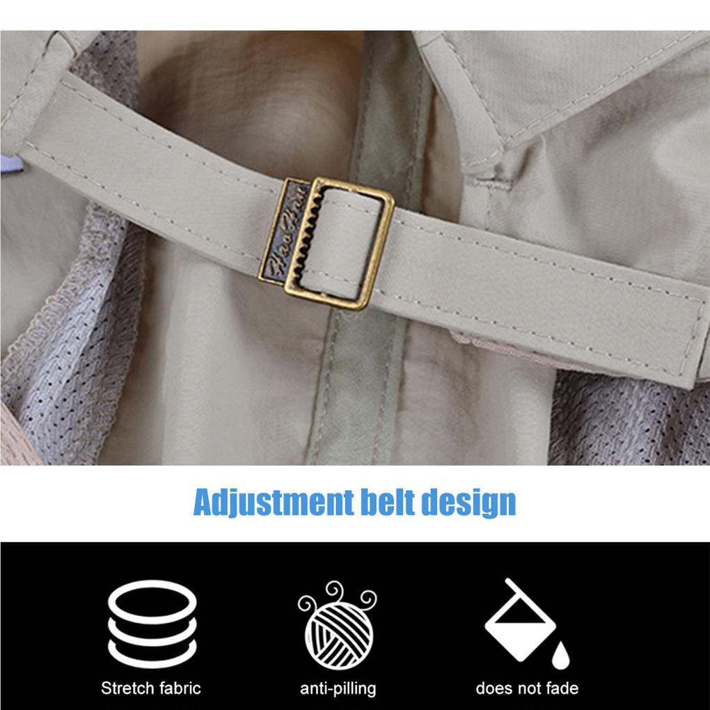 Mũ Chống Nắng Kèm Tấm Che Mặt Và Cổ Có Thể Tháo Rời Tiện Dụng