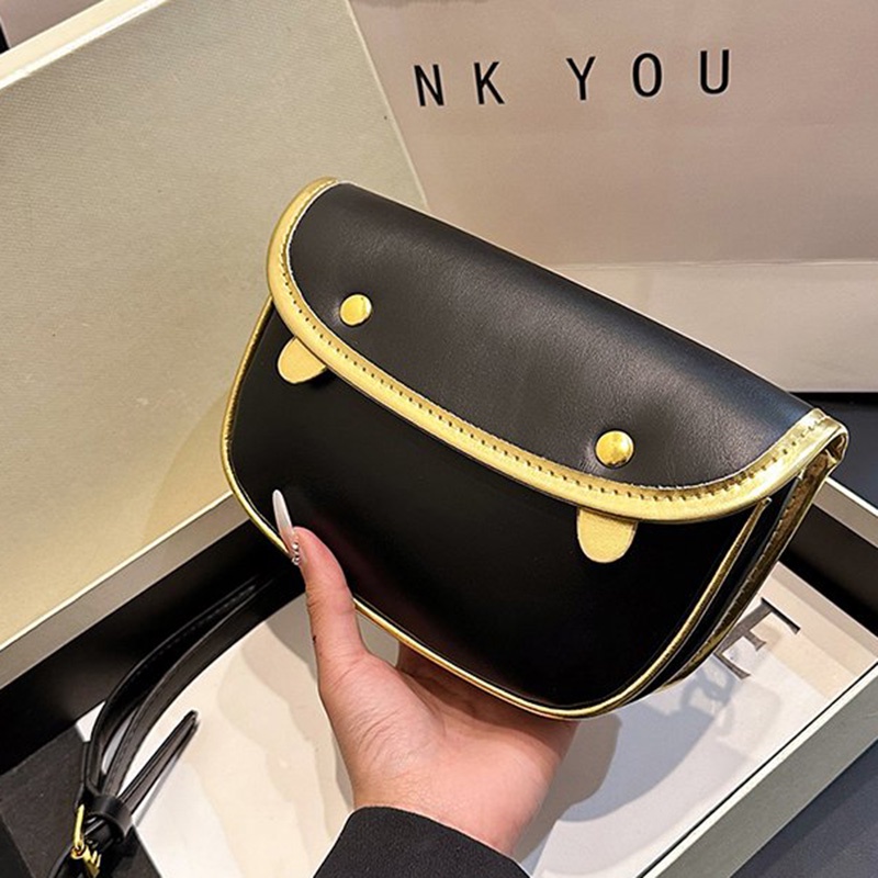 Ielgy Túi Đeo Chéo Khóa Nam Châm Màu Vàng Chất Lượng Cao Đơn Giản Và Có Thể Điều Chỉnh Nhiều Cách Khác Nhau