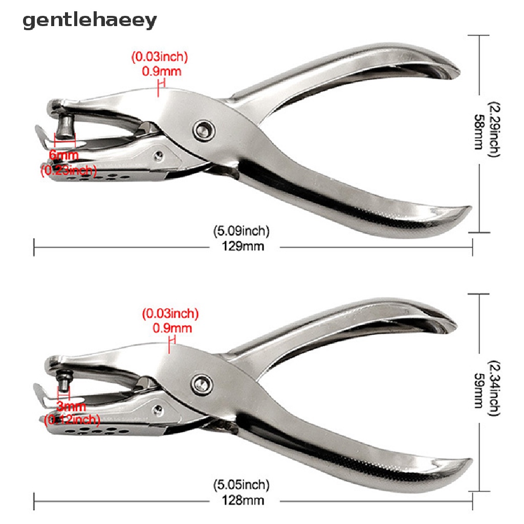 Kìm Bấm Lỗ Đơn 3mm / 6mm Chuyên Dụng