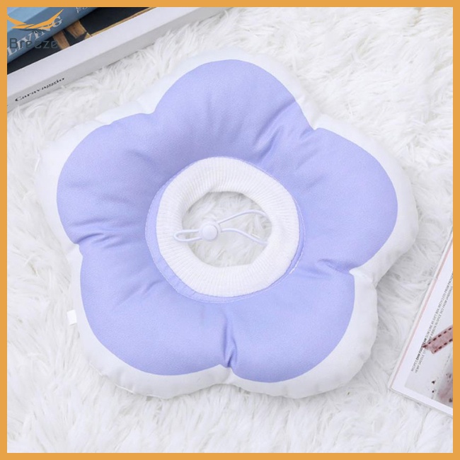 Vòng Đeo Cổ Mềm Mại Chống Cắn Chống Thú Cưng Hình Bông Hoa Dễ Thương