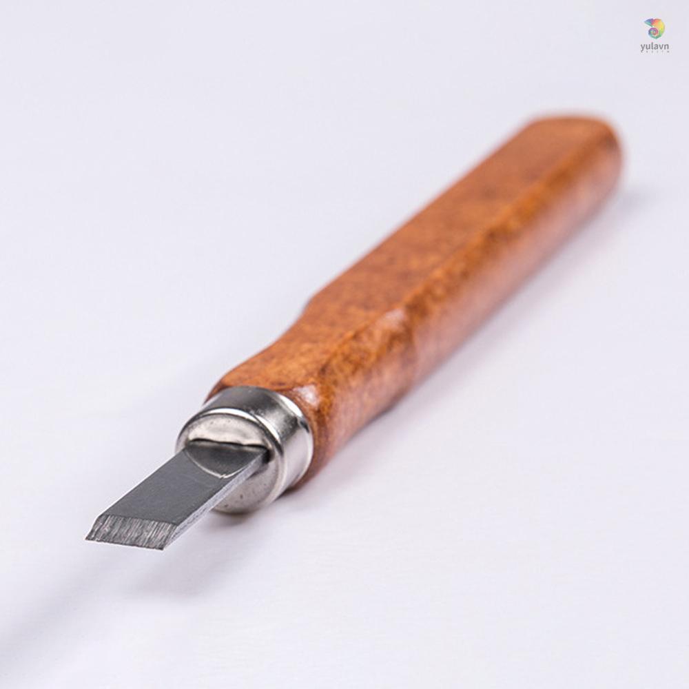 Bộ 12 Dụng Cụ Điêu Khắc Gỗ DIY Chuyên Dụng