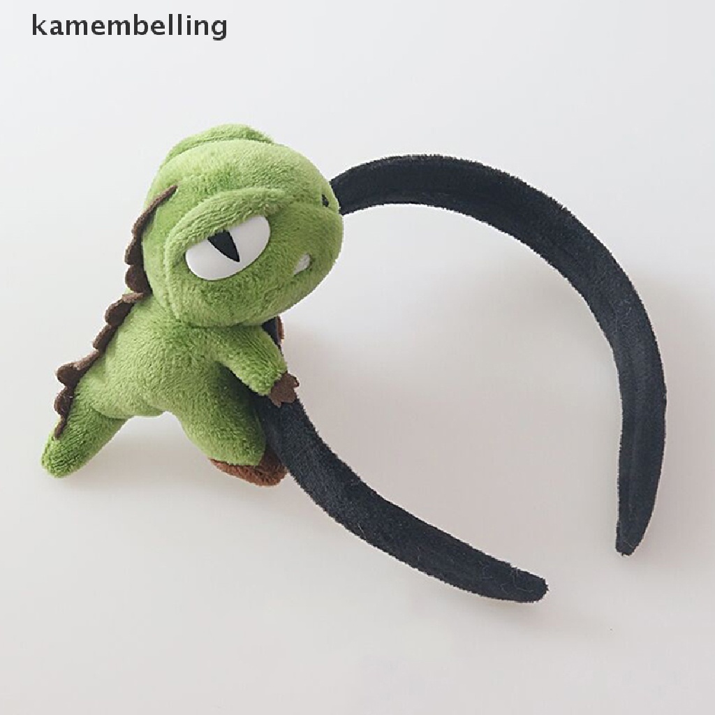 Kamembelling Băng Đô Cài Tóc Hình Khủng Long Ba Chiều Dễ Thương Trang Điểm Gương Mặt Dành Cho Bạn Nữ EN