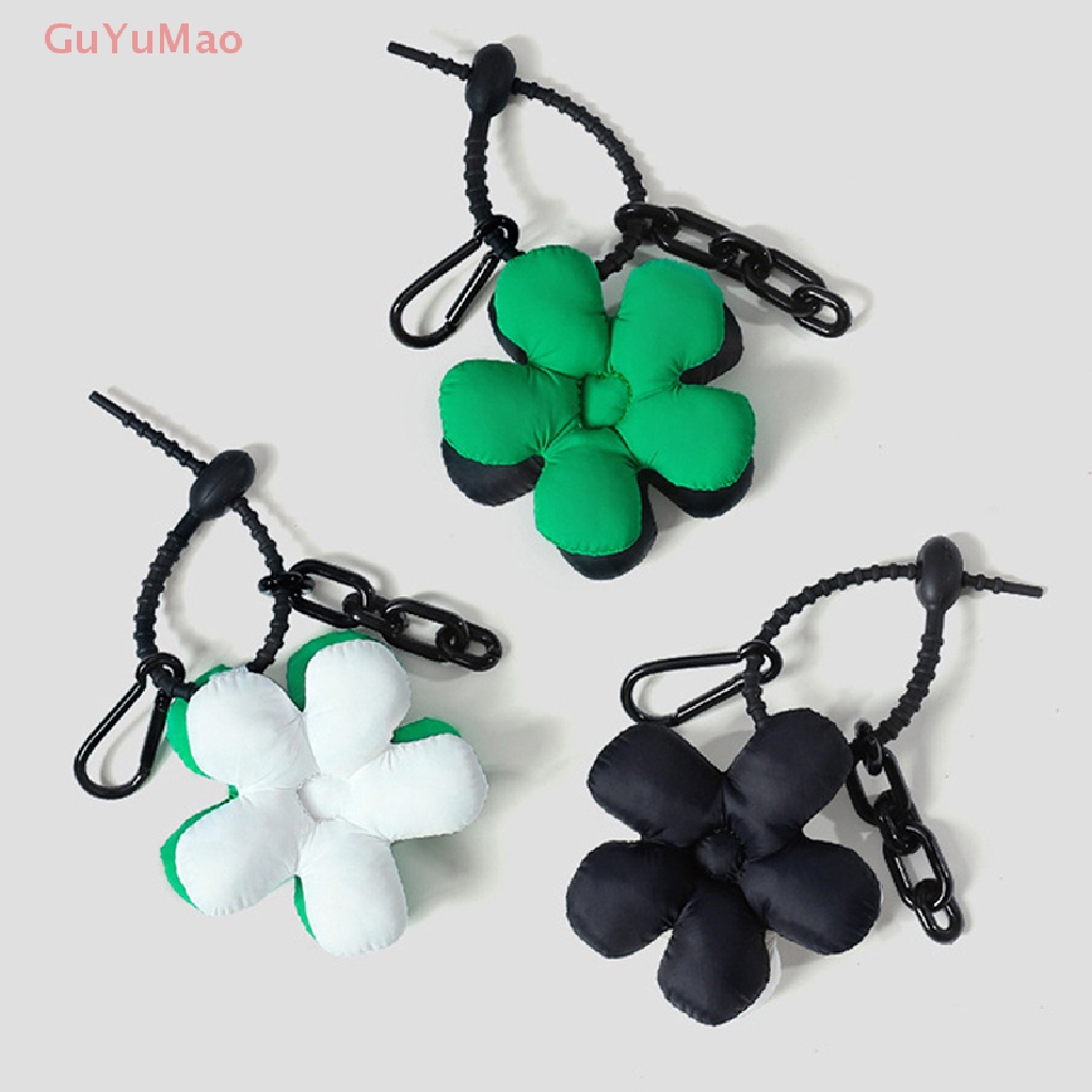 [cxGUYU] Móc Khóa Vải Tinh Tế Mặt Hoa Nhỏ Dễ Thương Có Dây Buộc PRTA