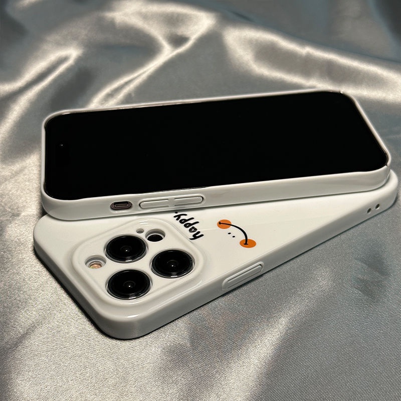 🔹Ốp Điện Thoại Cứng Hình Mặt Cười + Phim Tiếng Anh Đơn Giản Thời Trang Cho Niche 1114pro8P Iphone13 / Y3IX 7