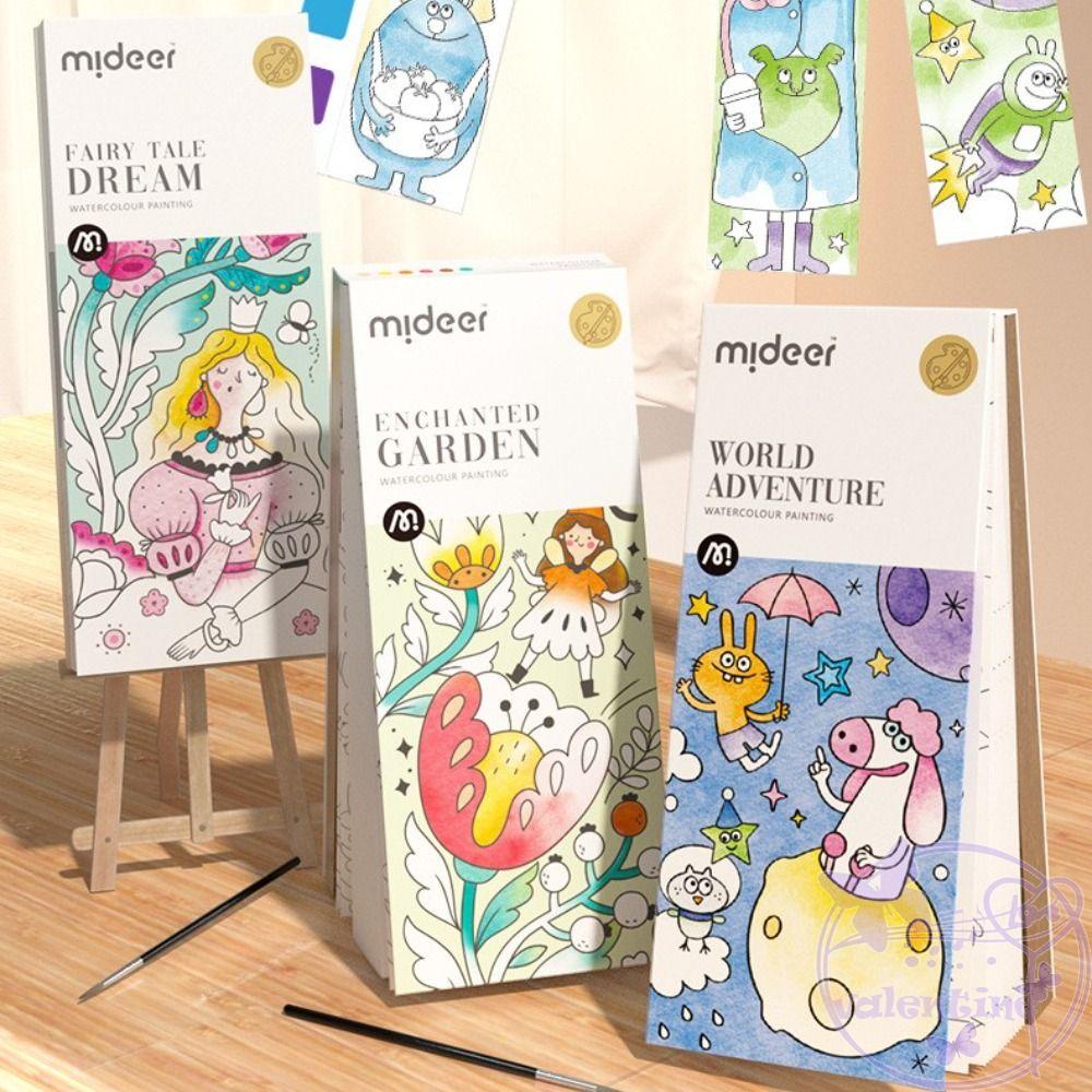 Bộ Sách Tô Màu Kèm Cọ Vẽ Dành Cho Trẻ Mẫu Giáo