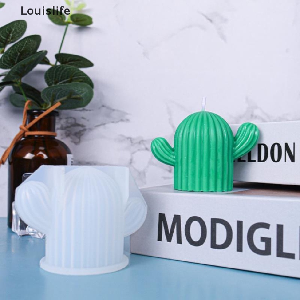Khuôn Silicon Làm Xà Phòng Hình Cây Xương Rồng Louislife
