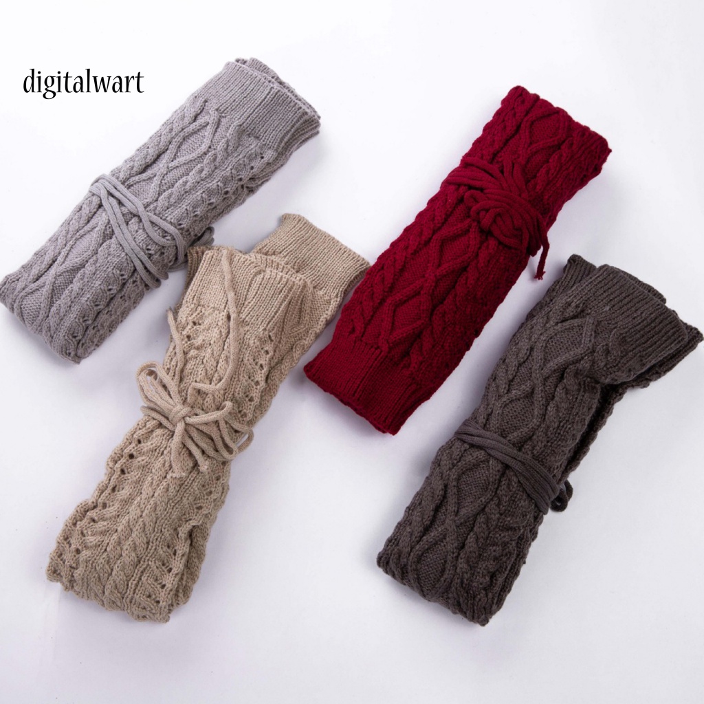 Kỹ Thuật Số| Vớ Len Dài Hở Ngón Giữ Ấm Chân Co Giãn Thời Trang Thu Đông Dành Cho Nữ