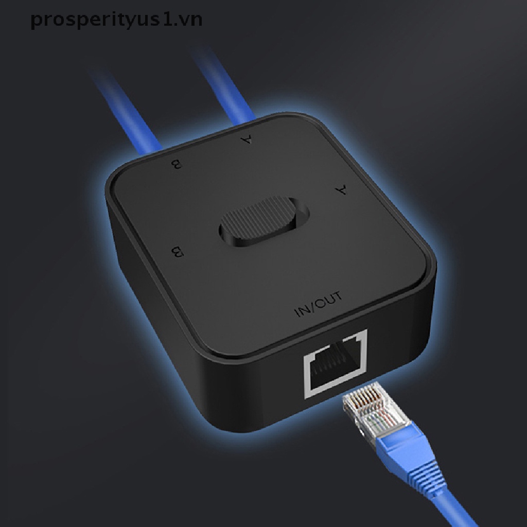 Công Tắc Chuyển Đổi Mạng RJ45 1000Mbps 2 Trong 1 Ra / 1