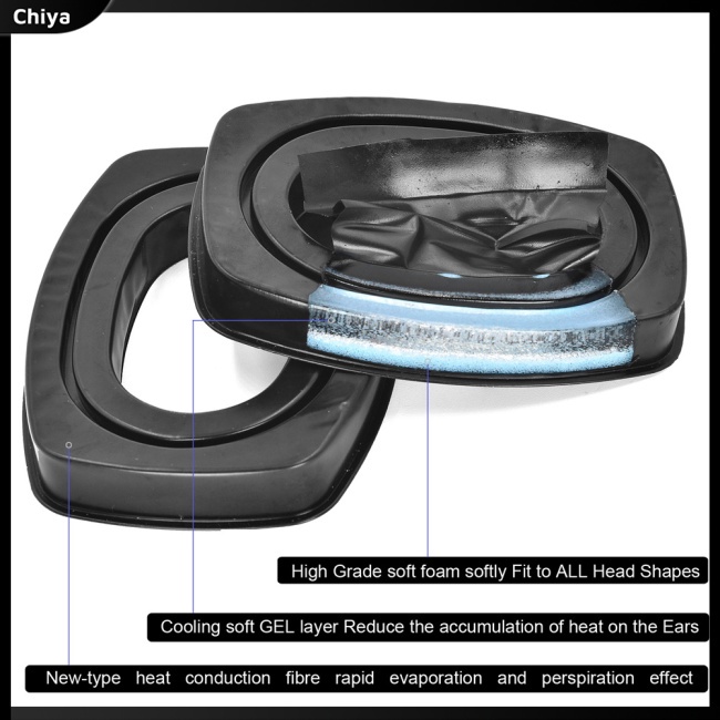 1 Cặp Đệm Tai Nghe Có Khóa Tương Thích Với Howard Leight By Honeywell Tác Động Được