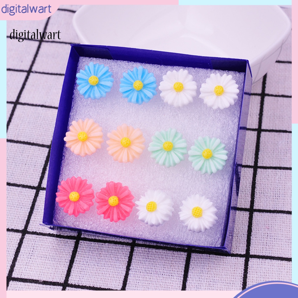 Kỹ Thuật Số| Set 8 / 6 Cặp Khuyên Tai Nữ Thời Trang