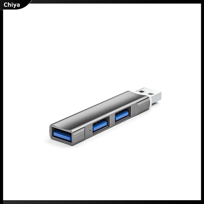 Bộ Chia 3 Cổng Usb 3.0 Bằng Hợp Kim Nhôm Nhỏ Gọn Tiện Dụng