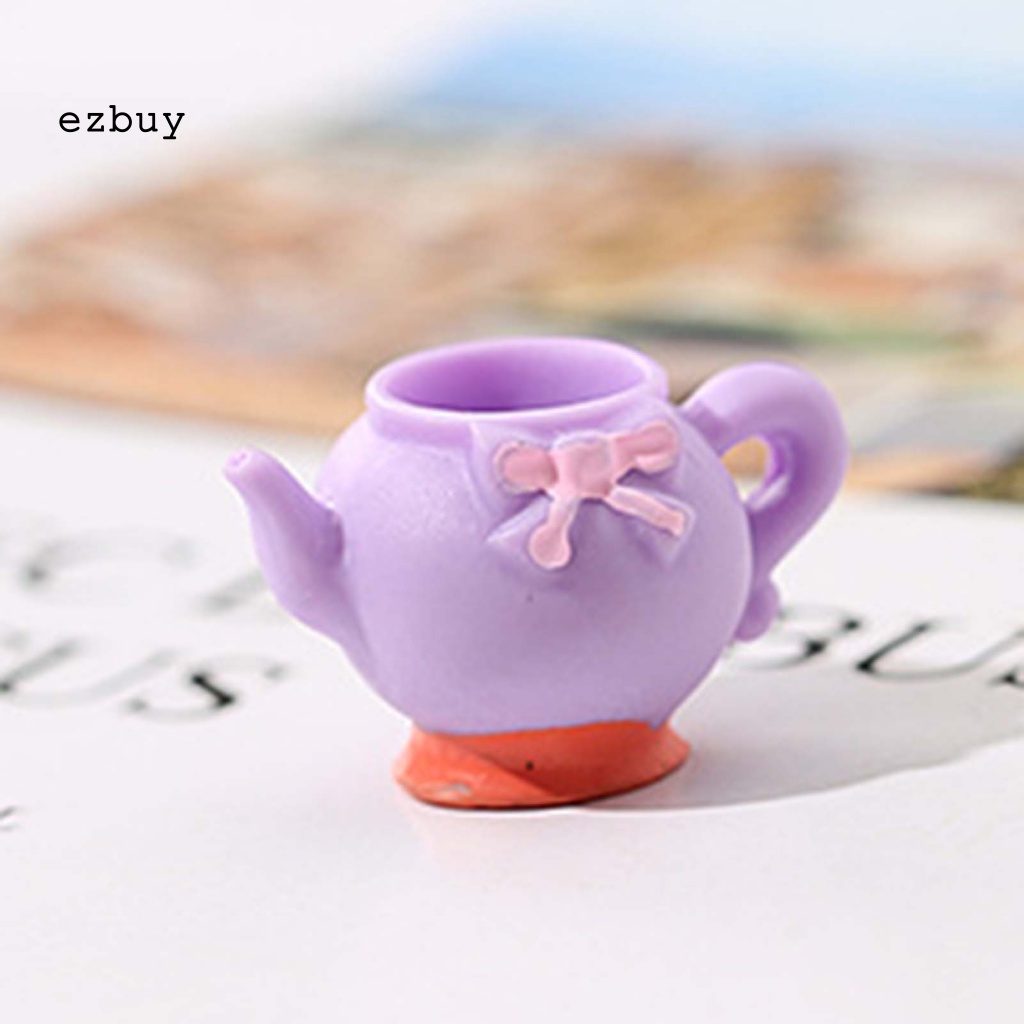 Set 2 Mặt Dây Chuyền Hình Ấm Trà Bằng Nhựa Resin Hít Nam Châm Làm Đồ Trang Sức Thủ Công DIY Cho Bé