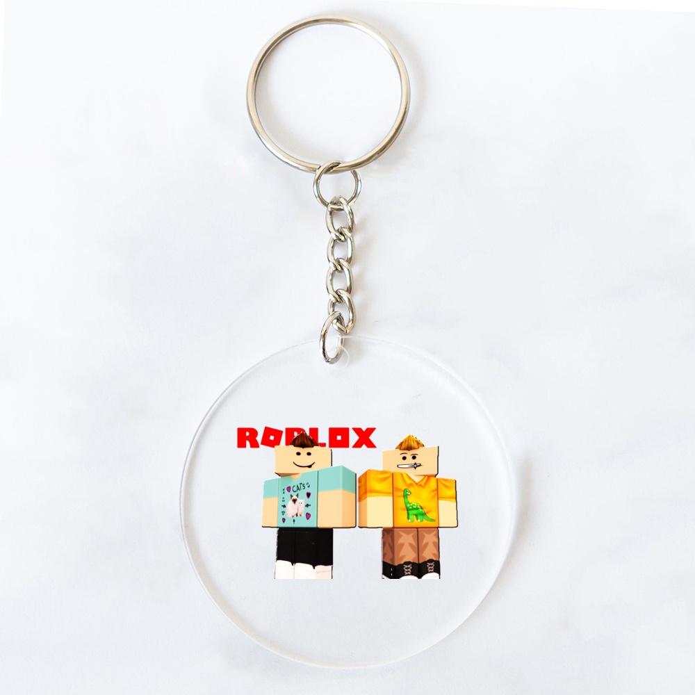 Roblox Móc Chìa Khóa Xe Hơi Bằng acrylic In Họa Tiết Hoạt Hình Dễ Thương Cho Bé