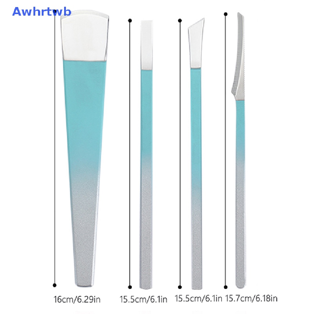 Set 1 / 4 Dụng Cụ Loại Bỏ Da Chết Cho Móng Chân Tiện Dụng Mới
