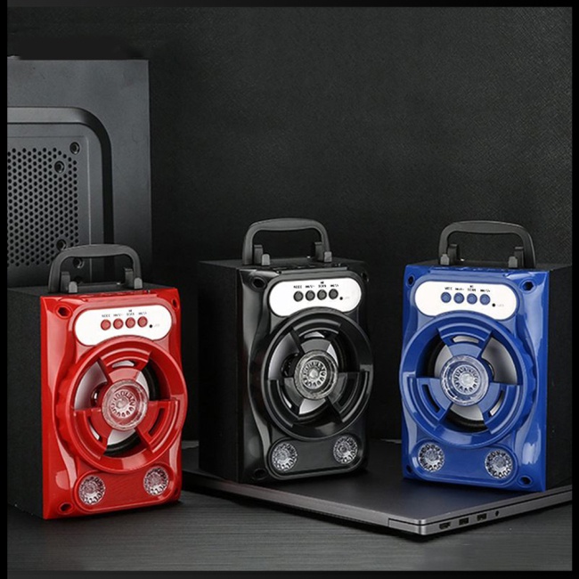 Zevaret  B16 Bluetooth-compatible Speaker 3D Surround Sound Large Volume Portable Outdoor Party Karaoke Speakers Tws