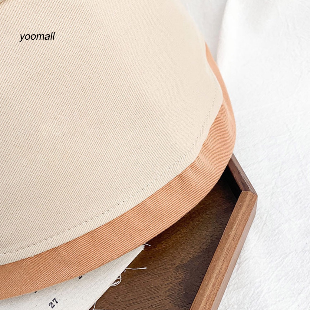 Nón Tai Bèo Vành Rộng Bằng Cotton Màu Sắc Thời Trang Dùng Khi Đi Dã Ngoại / Leo Núi