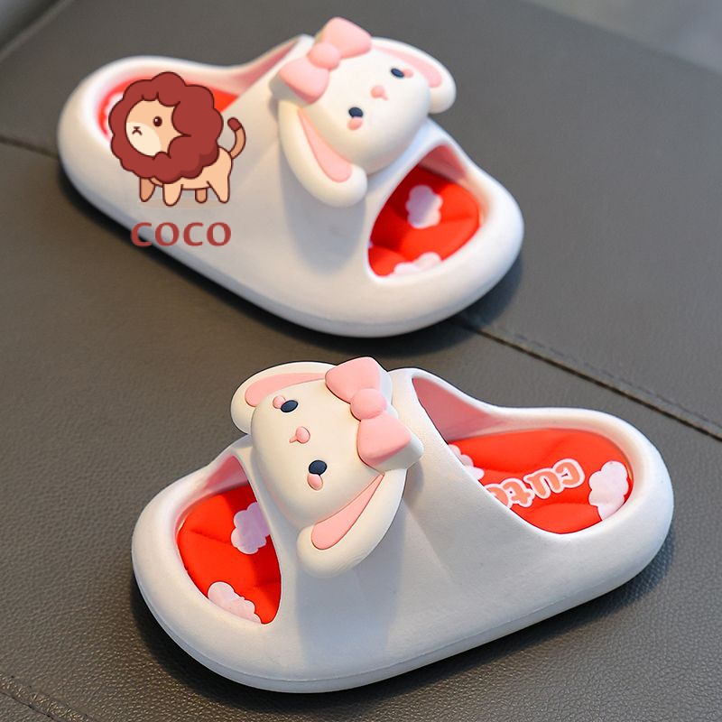 Dép Sandal Công Chúa Đế Mềm Chống Trượt Kích Thước Vừa / Lớn Dễ Thương Dành Cho Bé Gái