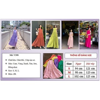Đầm đũi 3 tầng maxi V398