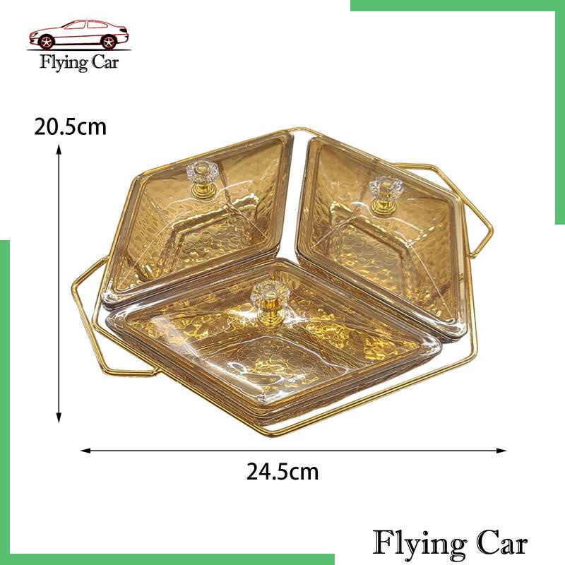 Đĩa Thủy Tinh Đựng Thức Ăn Vặt Đơn Giản Cho Phòng Khách / Tiệc Tùng Lzdjfmy2