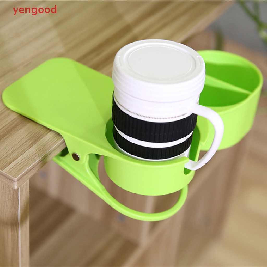 Giá Đỡ Cốc / Chai Nước Kẹp Bàn Tiện Dụng Cho Văn Phòng