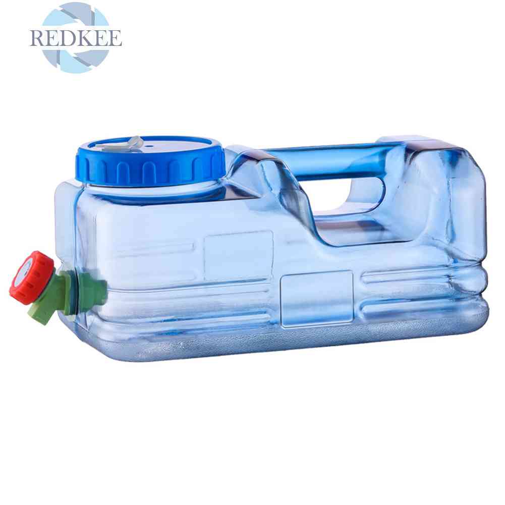 Bình Đựng Nước Hình Khối 5.5L / 10L Kèm Vòi Tiện Dụng Cho Các Hoạt Động Ngoài