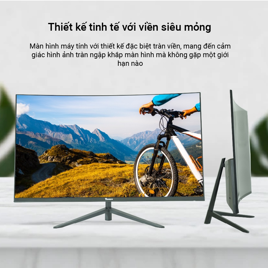 Màn hình máy tính Tomko 27 inch,Tomko T2721FC 27" FHD VA 75Hz 5ms, hàng chính hãng, 1 đổi 1 trong 24 tháng - Tomko