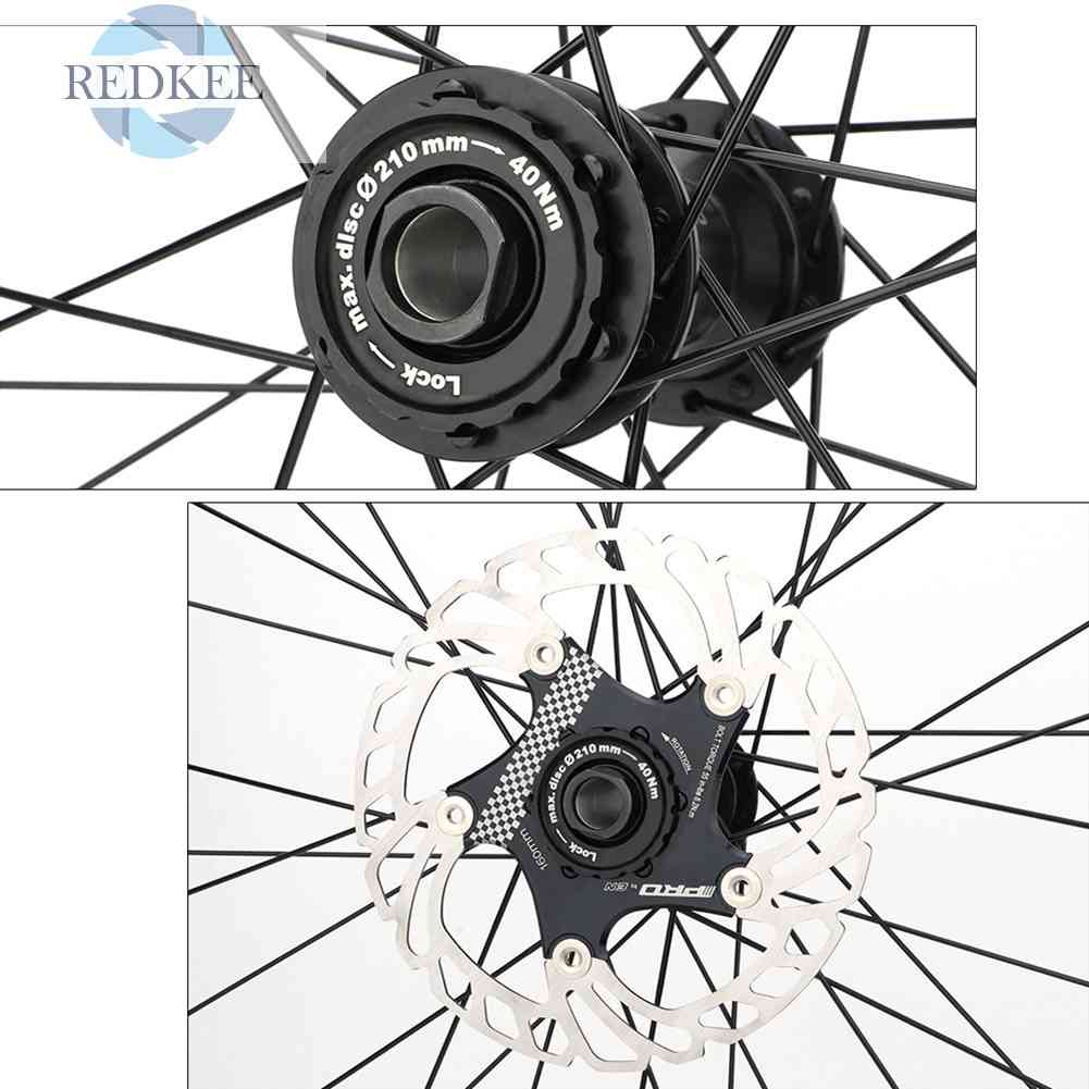 Bộ 6 Vòng Đệm Và Vỏ Khóa Đĩa Phanh Trung Tâm 9 / 12 / 15mm Cho Xe Đạp