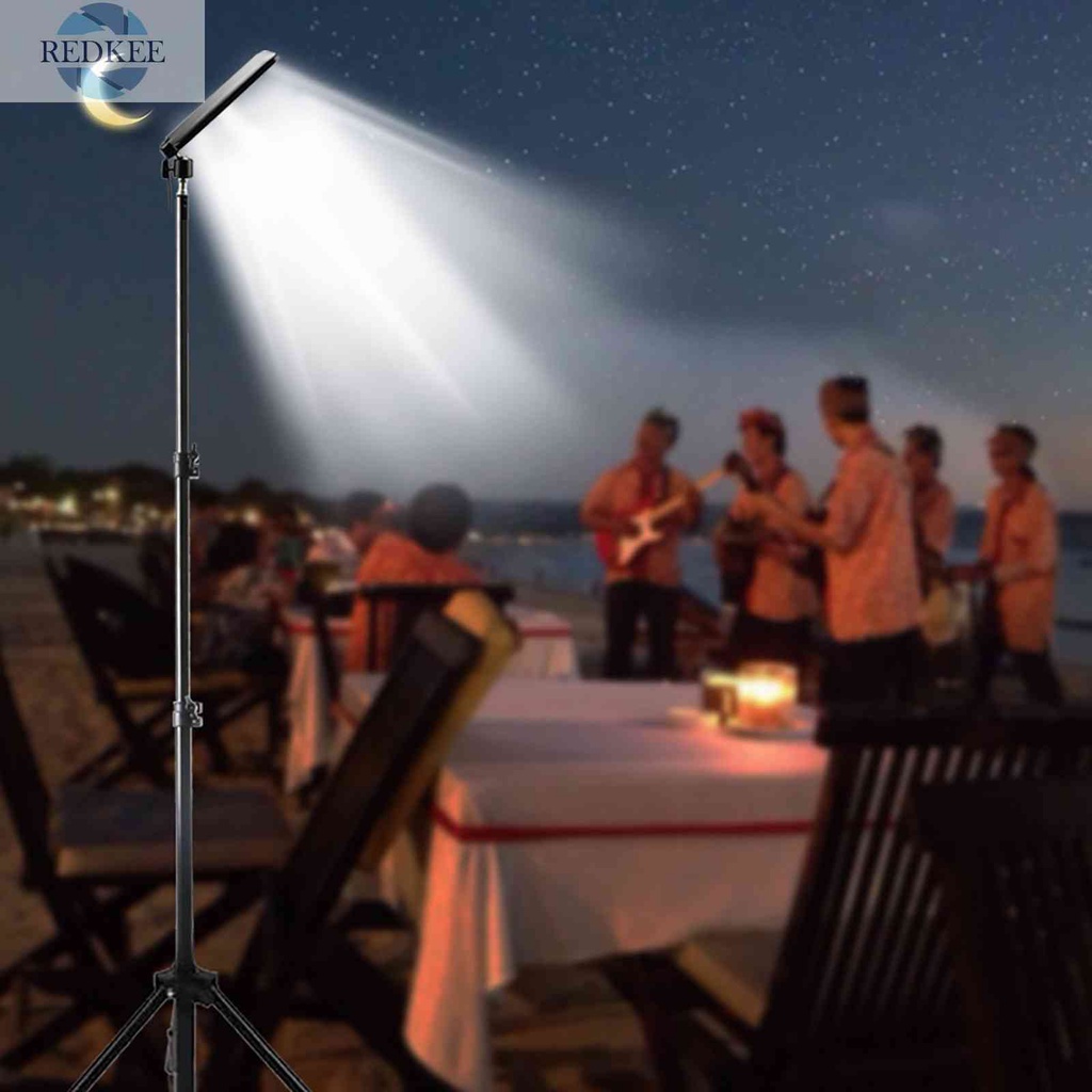 Đèn Cắm Trại 1680LM 18W Màu Đen Kèm Chân Đế