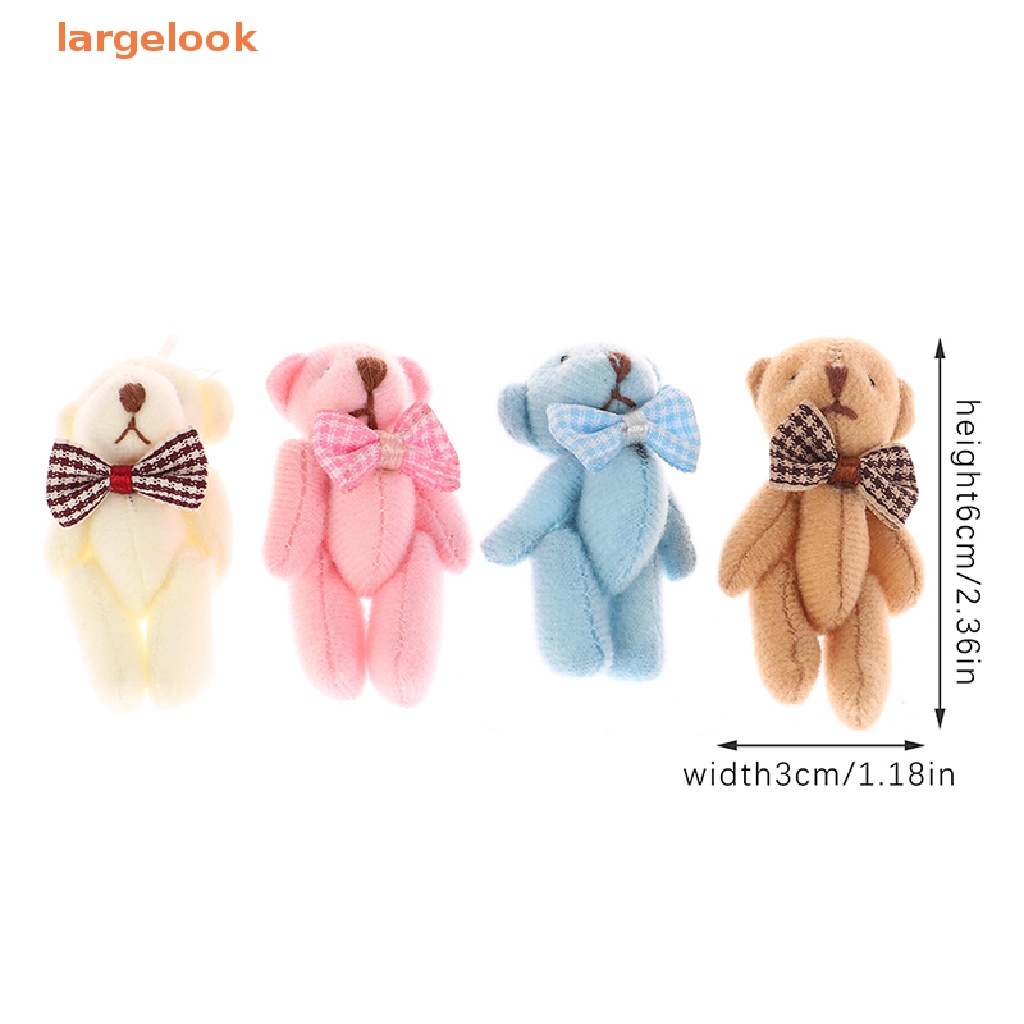 Gấu Nhồi Bông 6CM Có Khớp Nối Dễ Thương