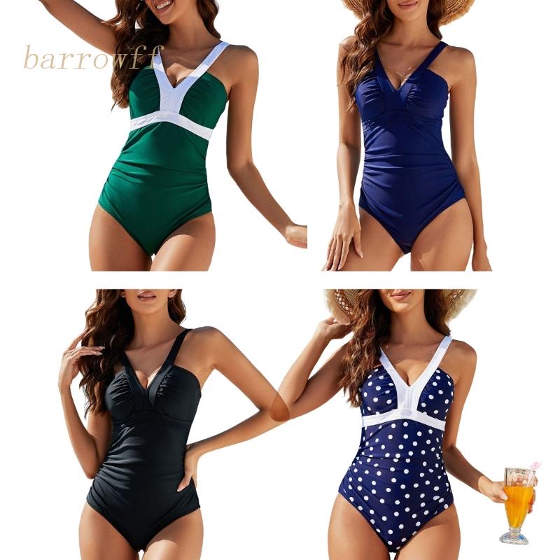 Brroa Đồ Bơi Một Mảnh Cổ Chữ V Khoét Sâu Gợi Cảm Cho Nữ