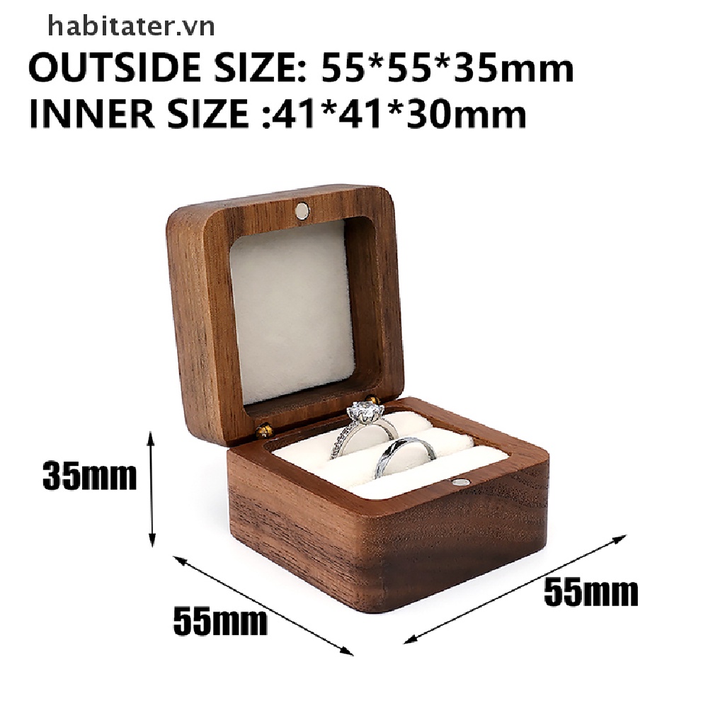 Hộp Đựng Nhẫn Cưới Thiết Kế Sang Trọng