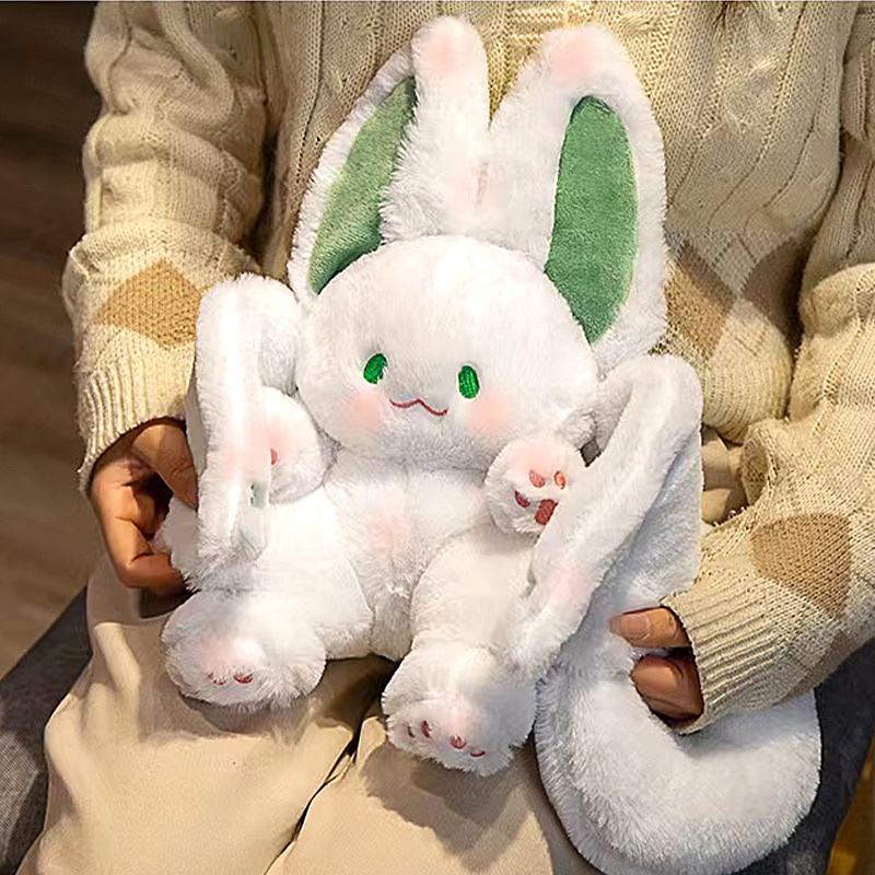 Thỏ Nhồi Bông 35cm Dễ Thương Cho Bé