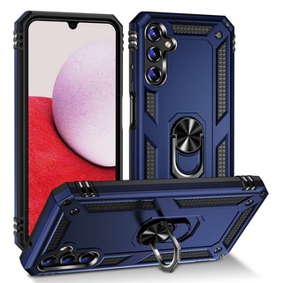 Dành Cho Samsung Galaxy A17 A07 A56 A36 A26 A16 A06 A05s A15 A25 A35 A55 A04s A14 A34 A54 A13 Giáp Nam Châm Vòng Kim Loại Chống Sốc Ốp lưng Silicon