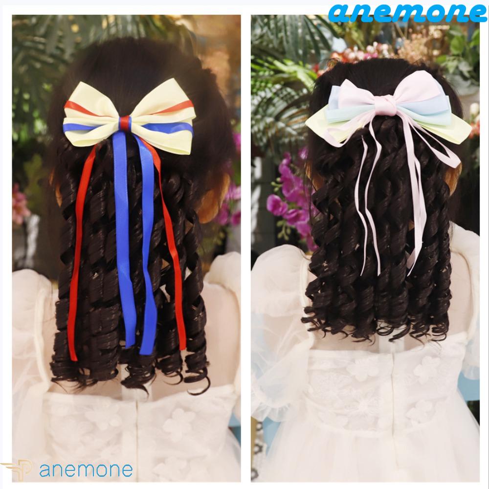 Tóc Giả Xoăn Bồng Bềnh Tự Nhiên Nhiều Màu Sắc Dễ Thương Dành Cho Trẻ Em