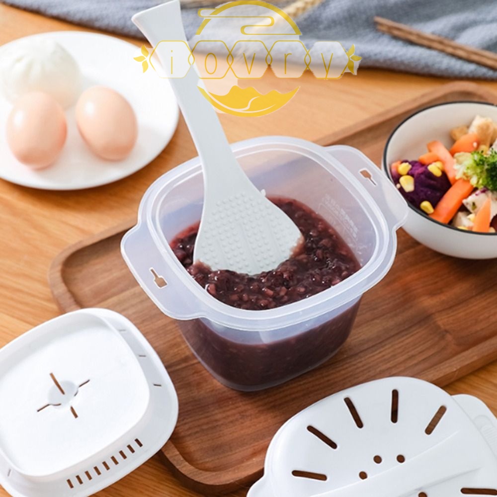 Hộp Đựng Cơm Trưa Màu Ngà Sáng Tạo Có Thể Dùng Trong Lò Vi Sóng