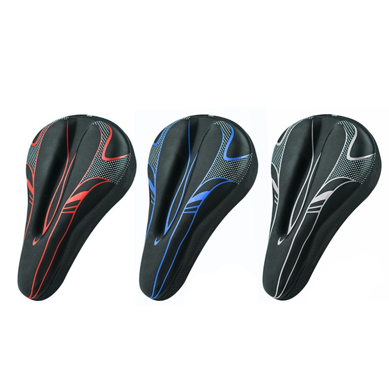 Vỏ Bọc Yên Xe Đạp Leo Núi Bằng Silicon Dày Dặn Thoải Mái Phản Quang