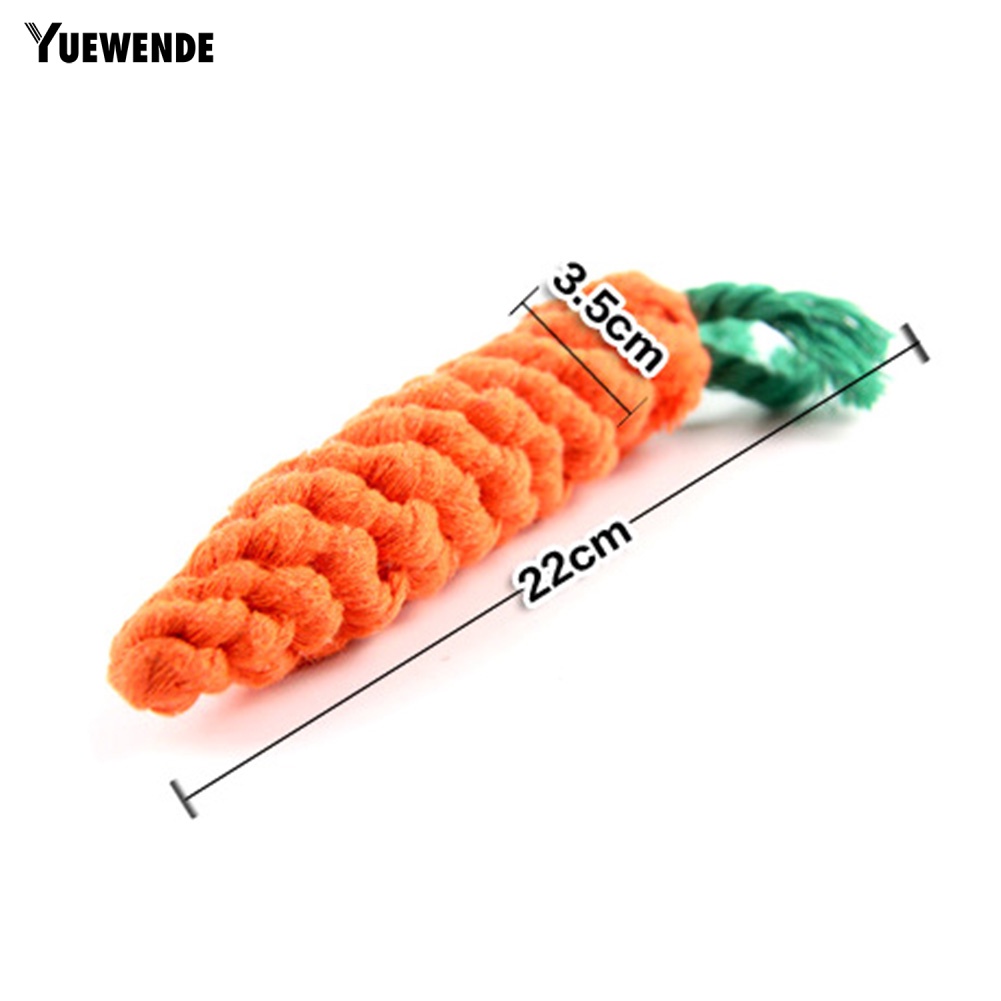 Đồ Chơi Dây Thừng Cotton Hình Củ Cà Rốt Huấn Luyện Thú Cưng