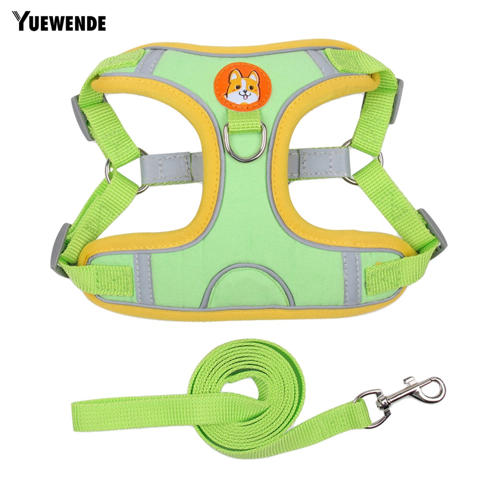 Set 2 Dây Dắt Thú Cưng Đi Dạo Thân Thiện Với Môi Trường Màu Sắc Tương Phản