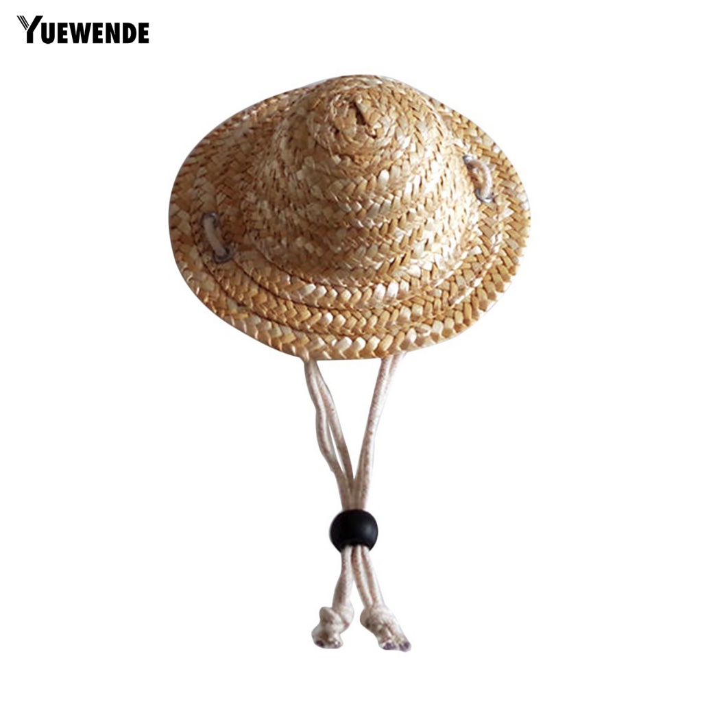 Mũ Rơm Mini Chống Nắng Thoải Mái Mùa Hè Cho Thú Cưng