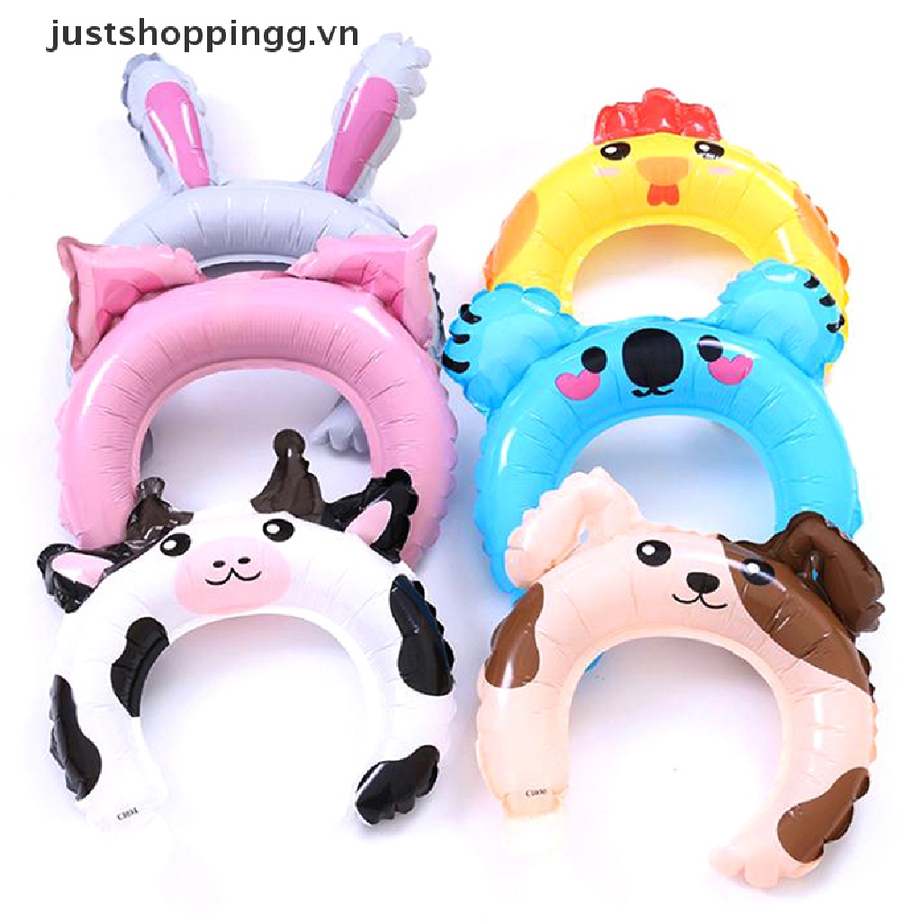 Set 20 Băng Đô Cài Tóc / Bong Bóng Hình Động Vật Dễ Thương Cho Bé