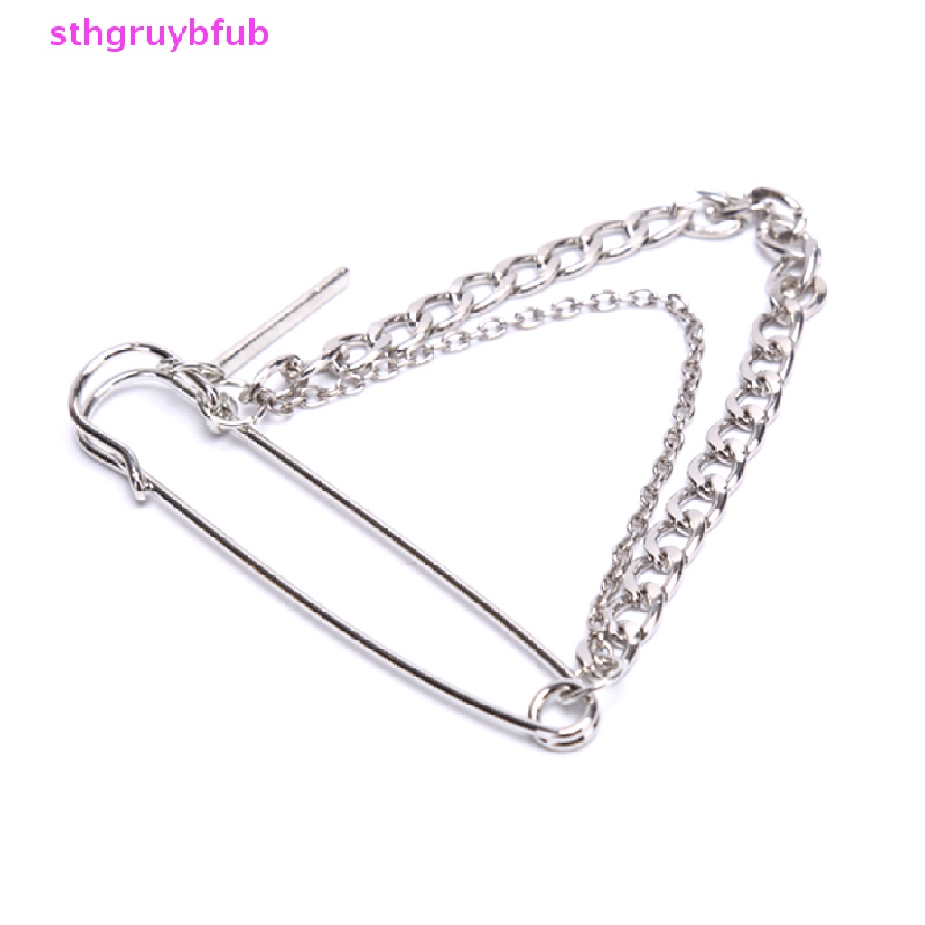1 Ghim Cài Áo Hình Dây Xích Cổ Điển Thời Trang Unisex