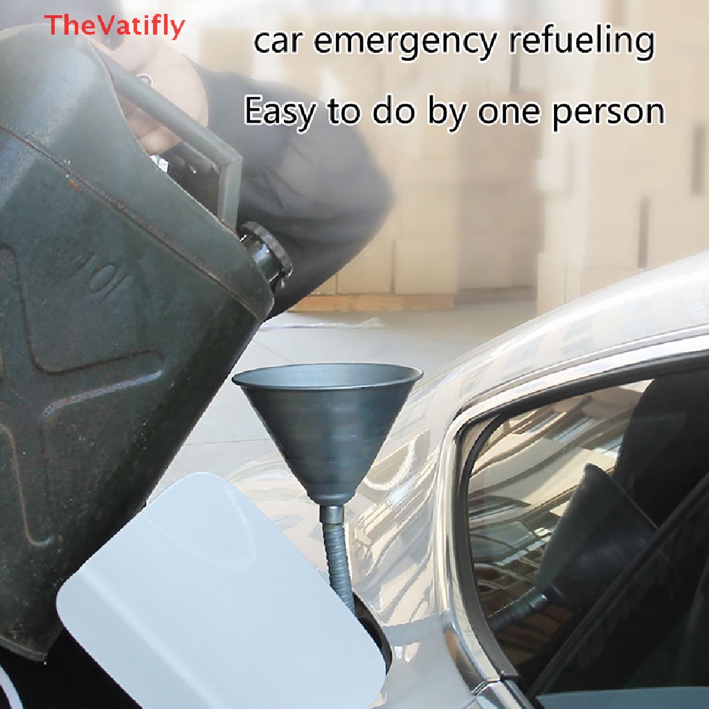 [TheVatifly] Phễu Rót Dầu Động Cơ Xe Hơi Xe Máy Bằng Sắt