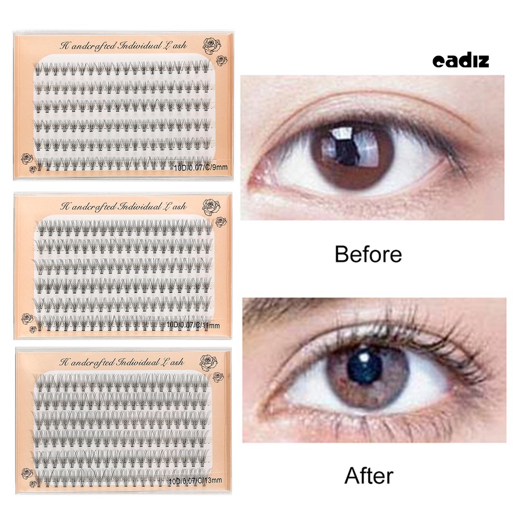 1 Hộp Lông Mi Giả Sợi Dày Dùng Hóa Trang Hàng Ngày Cho Nữ CADI * 1 Hộp