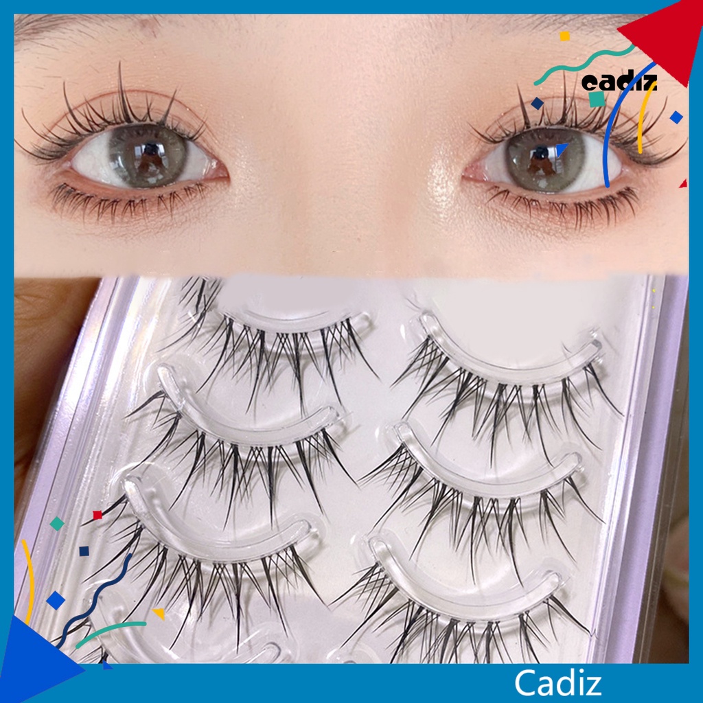 1 Hộp Lông Mi Giả 3D Hiệu Ứng Cong Dày Tự Nhiên