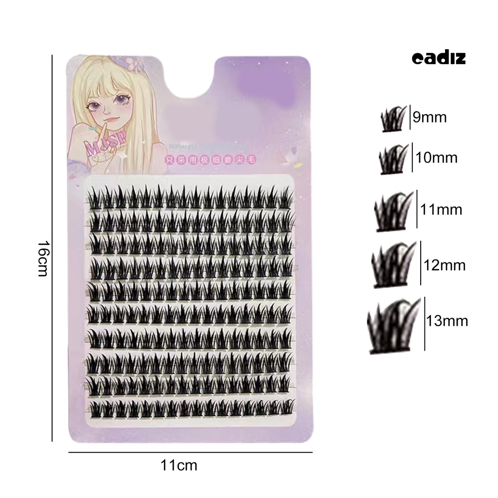 1 Hộp Lông Mi Giả 9 / 10 / 11 / 12 / 13mm Cong Dày Siêu Mềm Tự Nhiên Cho Nữ