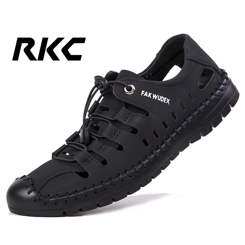 Giày Sandal Đục Lỗ Thoáng Khí Thời Trang Đi Biển Cho Nam RKC695