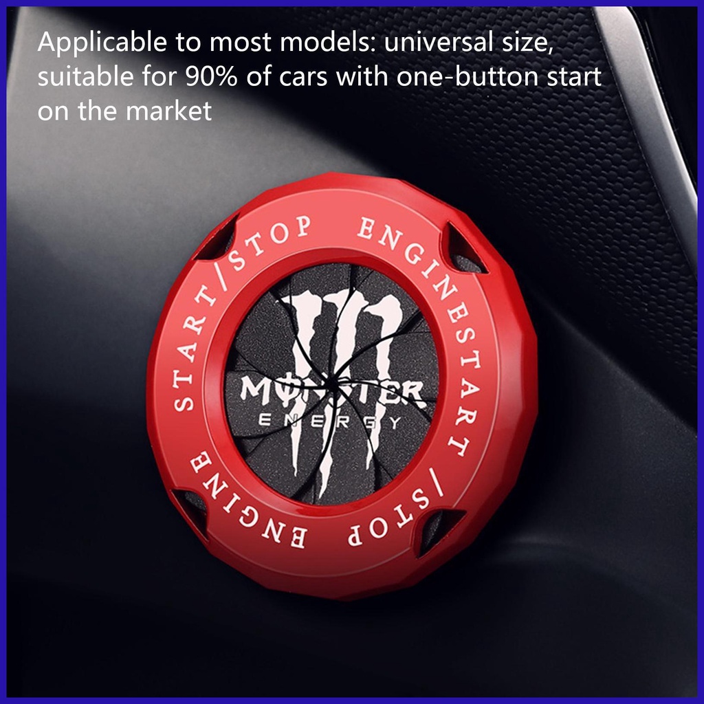 Vỏ Bảo Vệ Nút Khởi Động Xe Hơi / Xe Máy Xoay Được Trang Trí Nội Thất